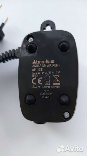 Компрессор Atman AP-12c фильтр аэрлифтный Naribo