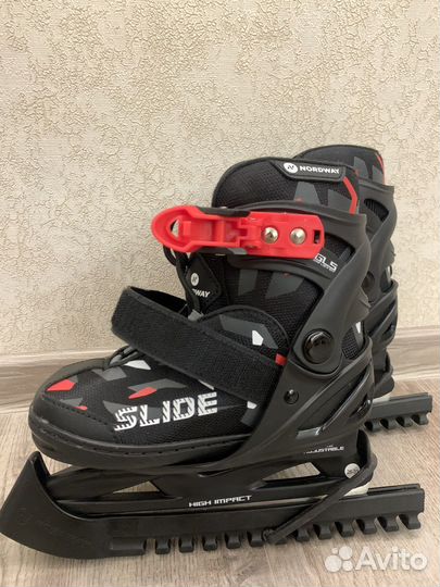 Коньки детские раздвижные nordway