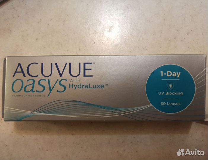 Контактные линзы acuvue oasys 1 day with hydraluxe