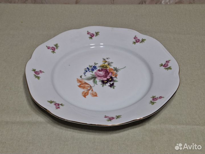 Блюдо Bohemia фарфор Чехословакия 1970