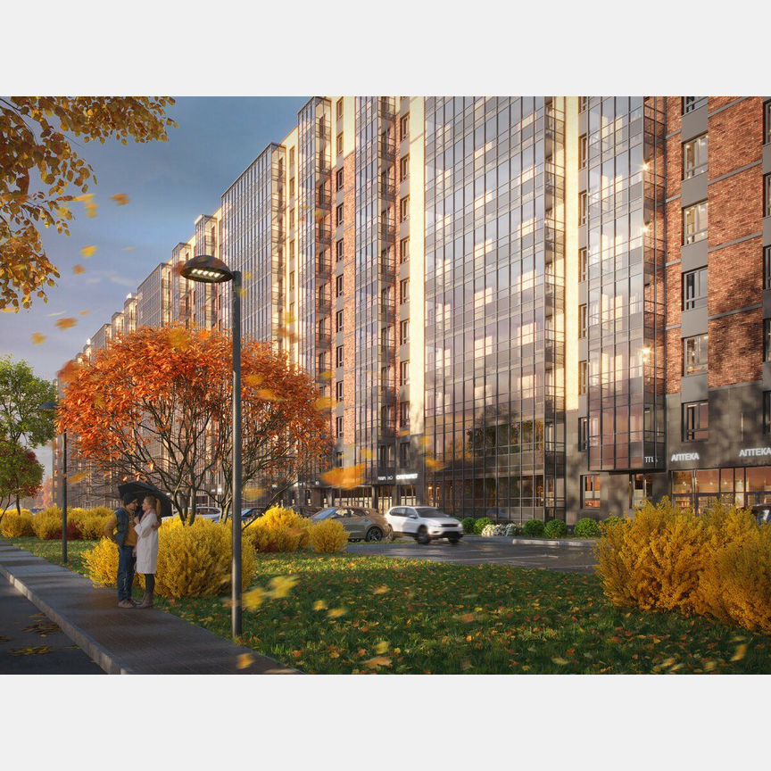Квартира-студия, 25,2 м², 3/12 эт.