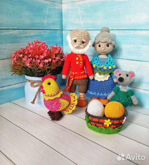 Вязаные игрушки в наличии и на заказ