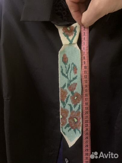 Колье-галстук,серьги и браслет