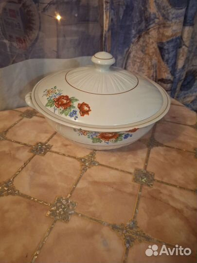 Супница фарфор 3 литра