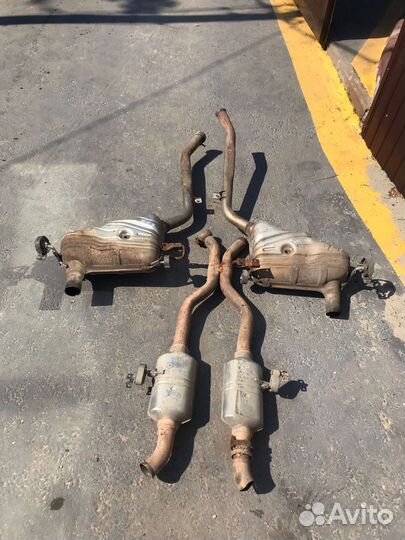 Выхлоп Mercedes Ml w164