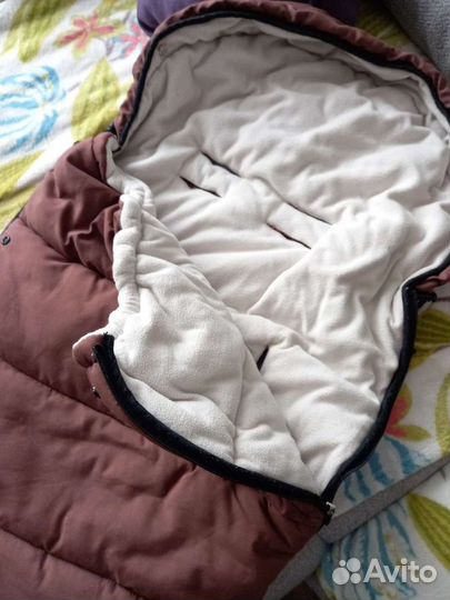 Зимний детский мешок для коляски/автокресла