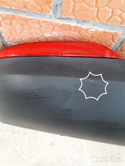 Накладка на задний бампер kia cerato 3