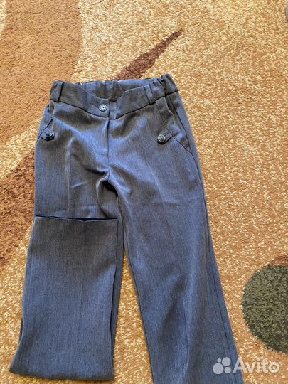 Брючки школные на девочку, рост 134