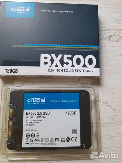 Твердотельный накопитель Crucial BX 120гб