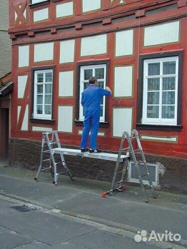 Лестница-трансформер krause monto televario 4х5 ша