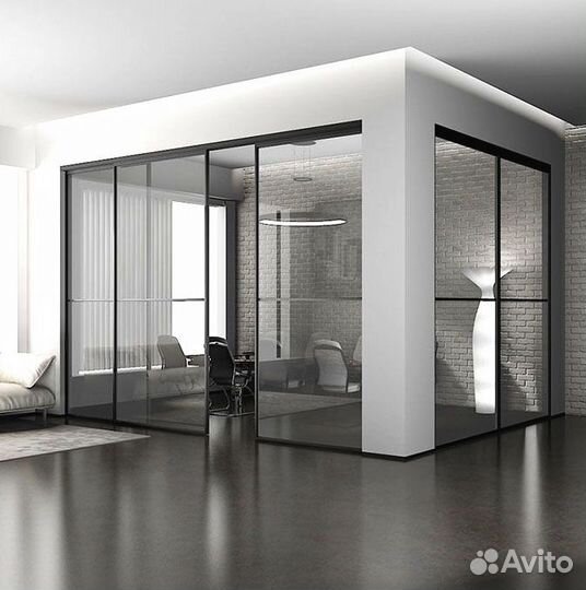 Стеклянные перегородки