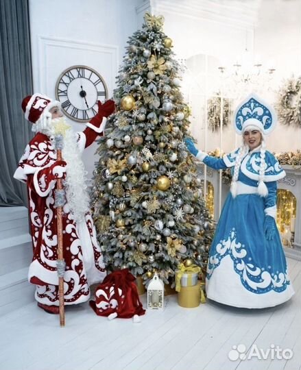 Дед Мороз и снегурочка на Новый год