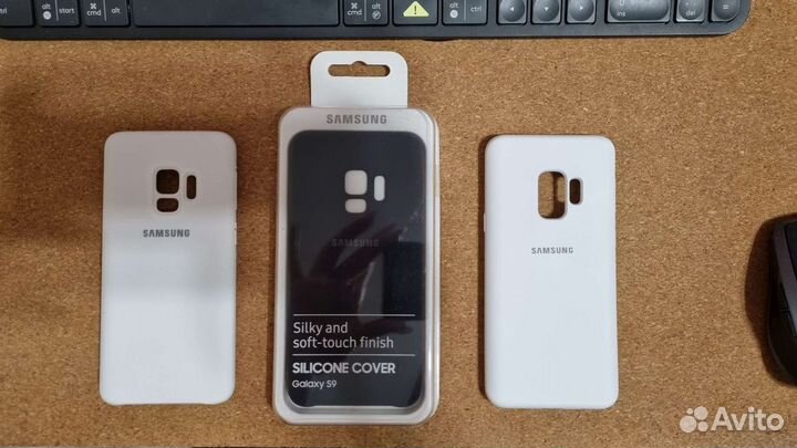 Белый чехол на samsung s9