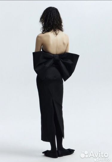 Платье с бантом Lime р.S