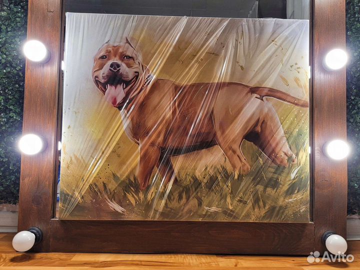 Цифровой рисунок с печатью на холсте, и не только