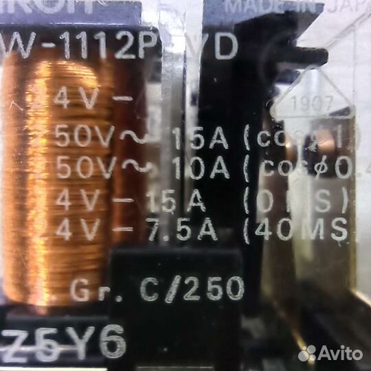 Реле Omron G4W-1112P-VD, G4F-11123T-US