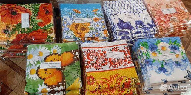 Ткань вафельное полотно (отрезы)