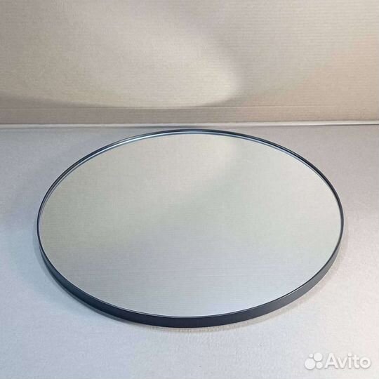 Зеркало круглое в металлической раме 75 см