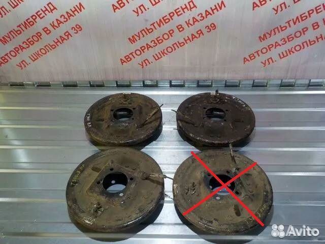 Тормозные механизмы задние Шевроле Авео Т300