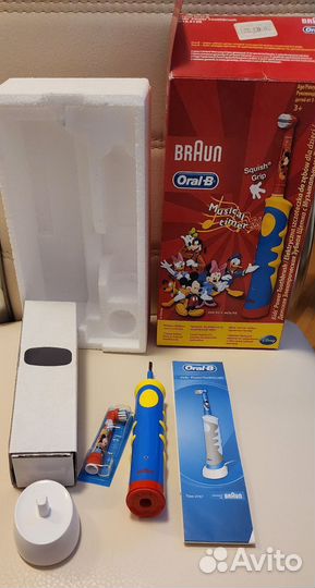 Детская электрическая зубная щетка Braun Oral- B