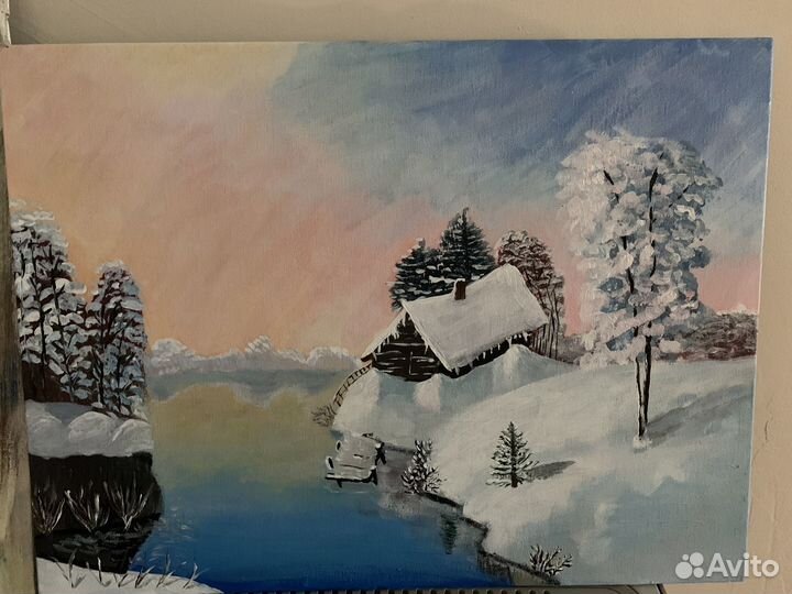 Картина акрилом