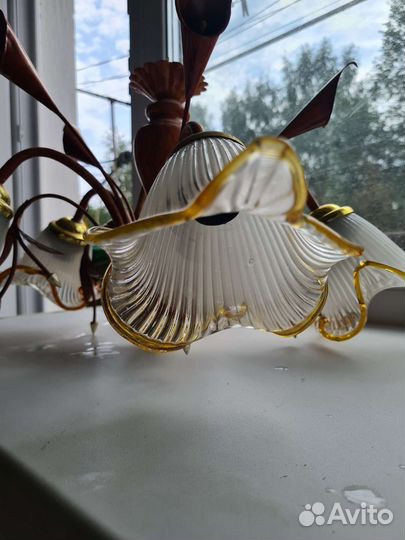 Люстра потолочная бу