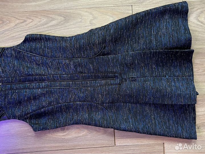 Платье с люрексом 44