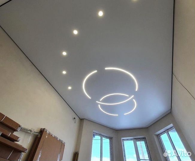 Монтаж натяжных потолков