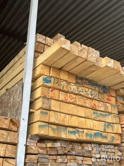 Брус обрезной 50х50 3-6M