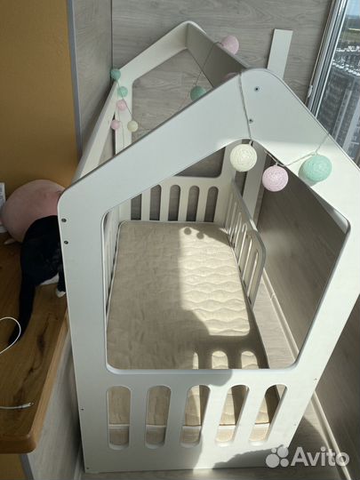 Детская кровать от 3 лет с матрасом бу