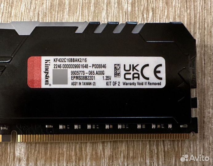 Kingston Fury Beast Black DDR4 16Gb