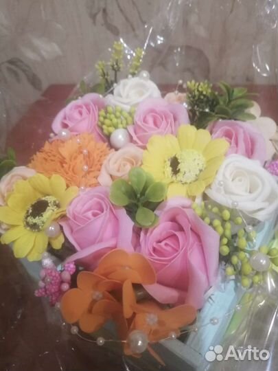 Букет из мыла