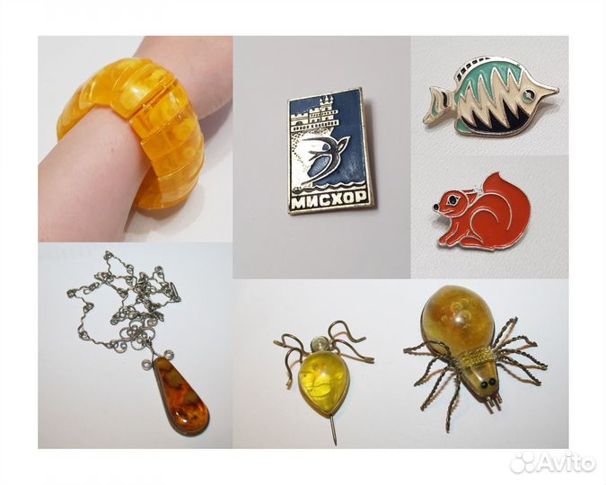 Значки СССР бижутерия