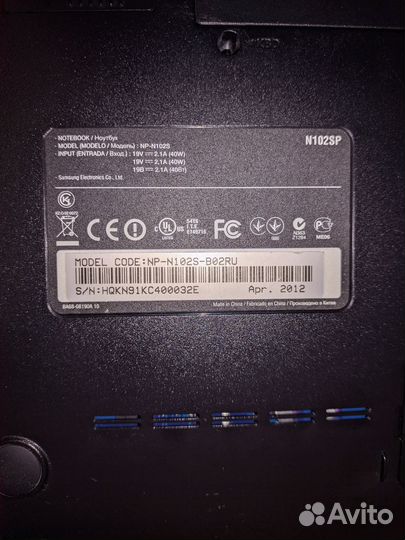 Нэтбук Samsung NP-N102S-B02RU