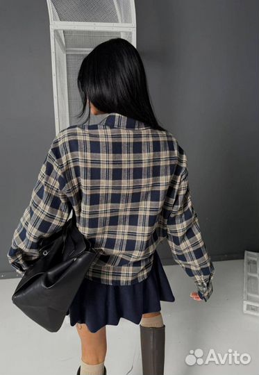 Рубашка в клетку Мiu Мiu (2 цвета)