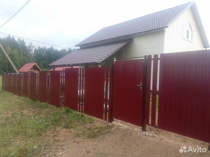 Монтаж заборов