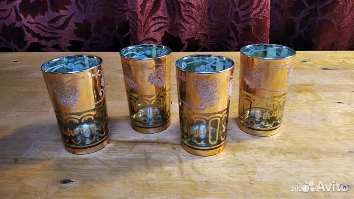 Стаканы набор 4 шт., Южная Корея