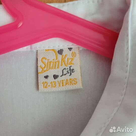 Школьная блузка для девочки. 10-12лет