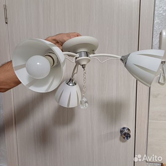 Люстра потолочная бу