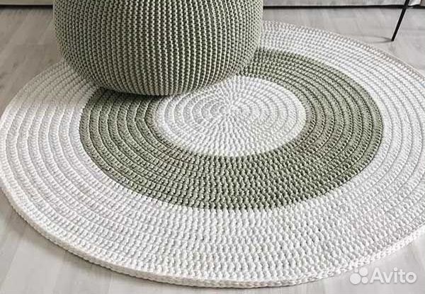 Однотонные трикотажные коврики на заказ