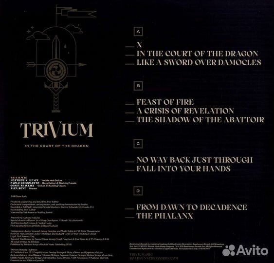 Trivium - In The Court Of The Dragon (2 LP)