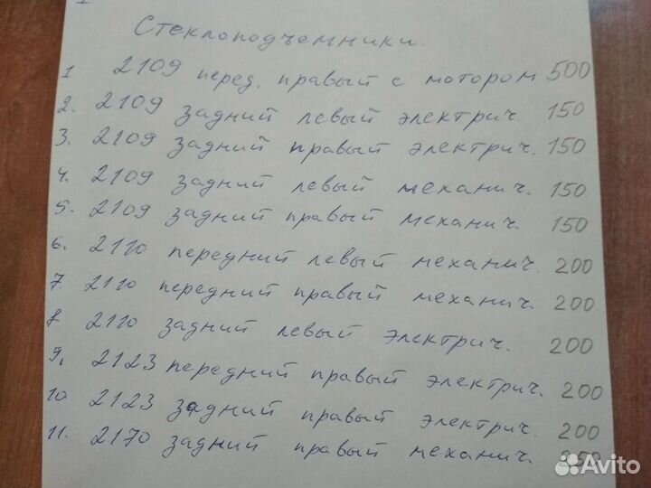 Стеклоподъёмник ваз Новый