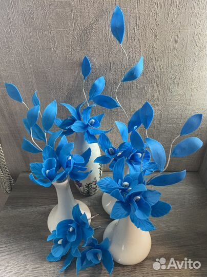 Цветы из мастики.Сахарные цветы