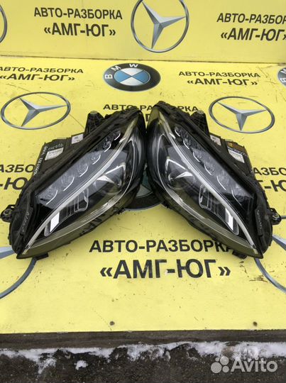 Mercedes W205 C205 C-class Комплект фар 1 линза