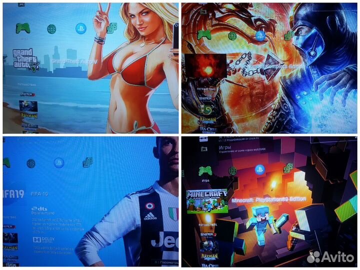 Sony PS3 slim 1000GB 200 игр