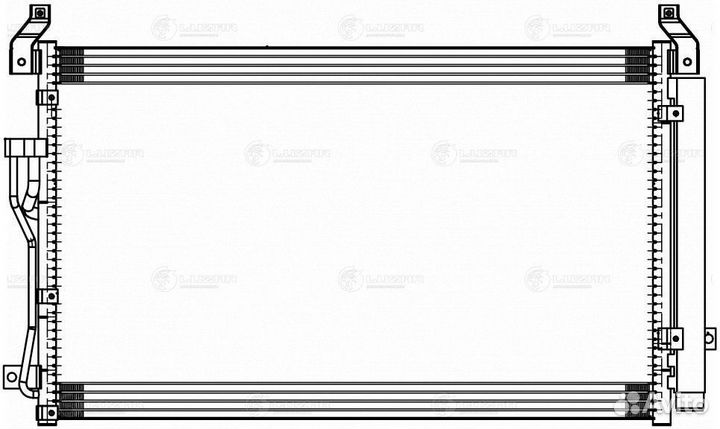 Радиатор кондиционера Хендай iX55 08