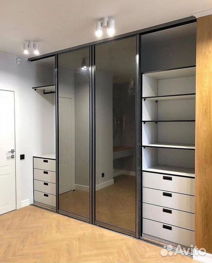 Гардеробная система по индивидуальным размерам