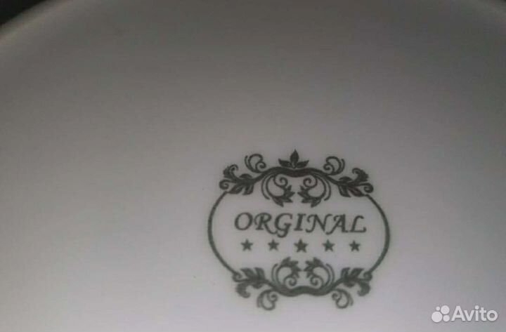 Набор тарелок 6шт и тортница