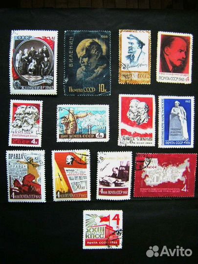 Спорт-Космос-кпсс-Ленин-другие - марки 60-х - СССР