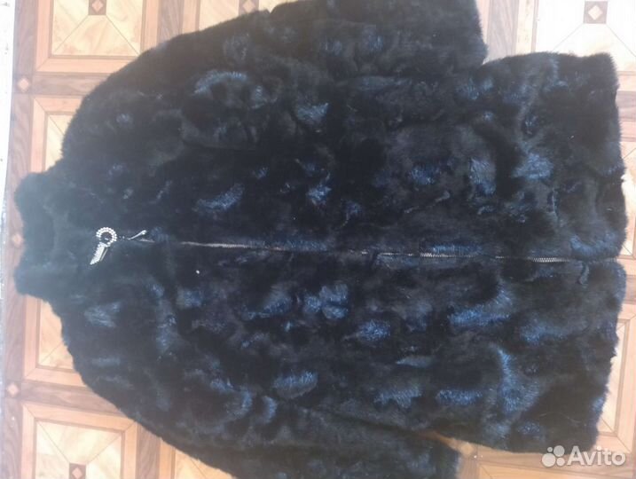 Шуба искусственный мех 46 размер
